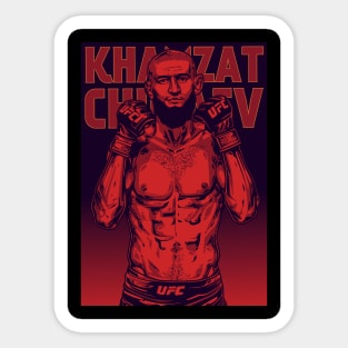 Khamzat Chimaev Pop Art Sticker